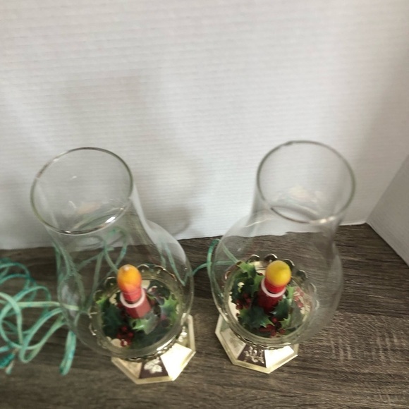 Vtg Electric Hurricane Candle Lamps - Picture 5 of 15
